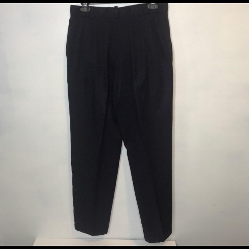 Vintage Joan Walters navy trouser pants size 12